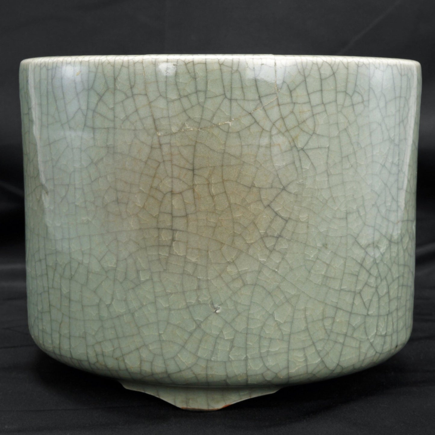 Chinese Celadon Crackle Censer Late Republic - Bear and Raven Antiques