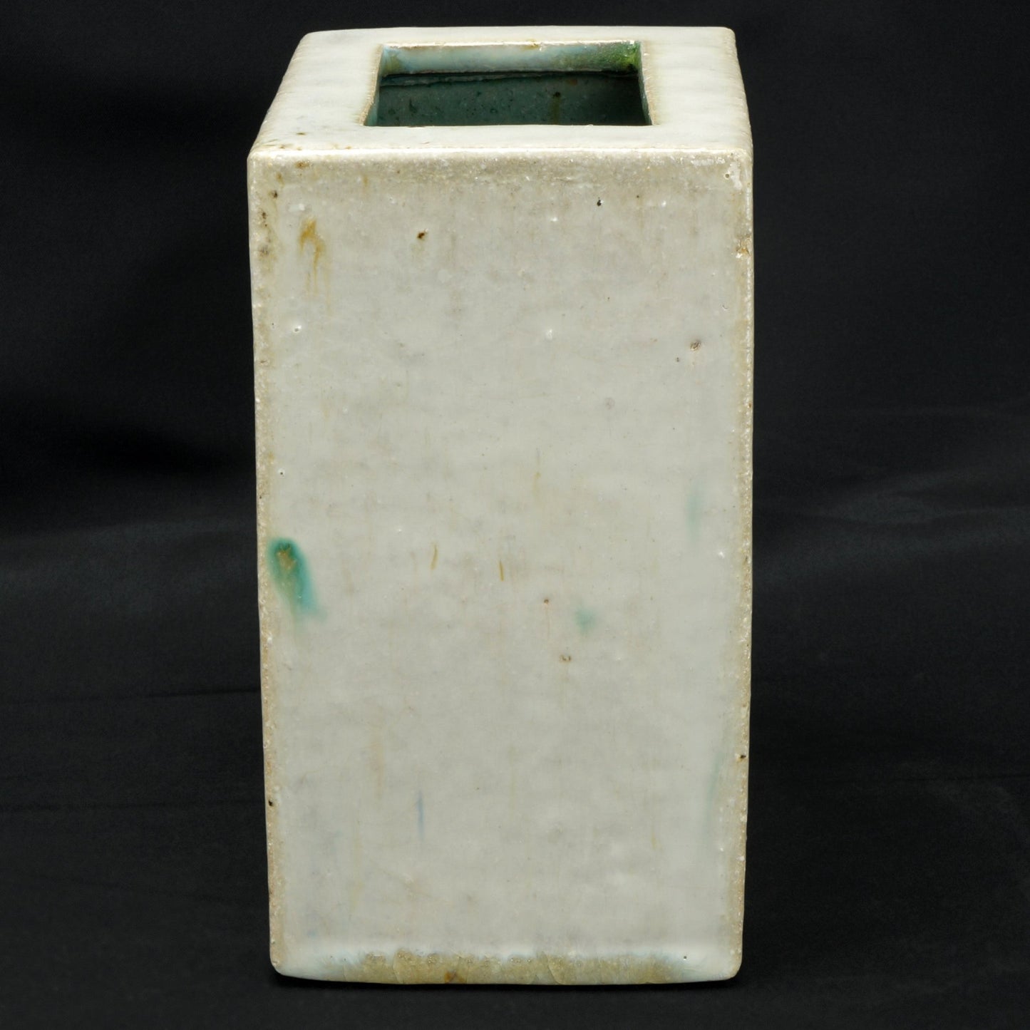 Chinese Pillow Vase Pale Green Circa 1900 - Bear and Raven Antiques