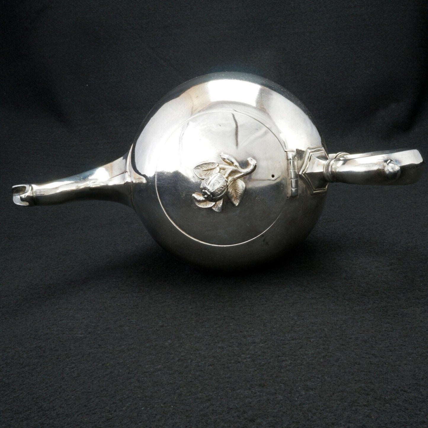 Edwardian Sheffield Silver Plate Teapot Early 20th Century - Bear and Raven Antiques