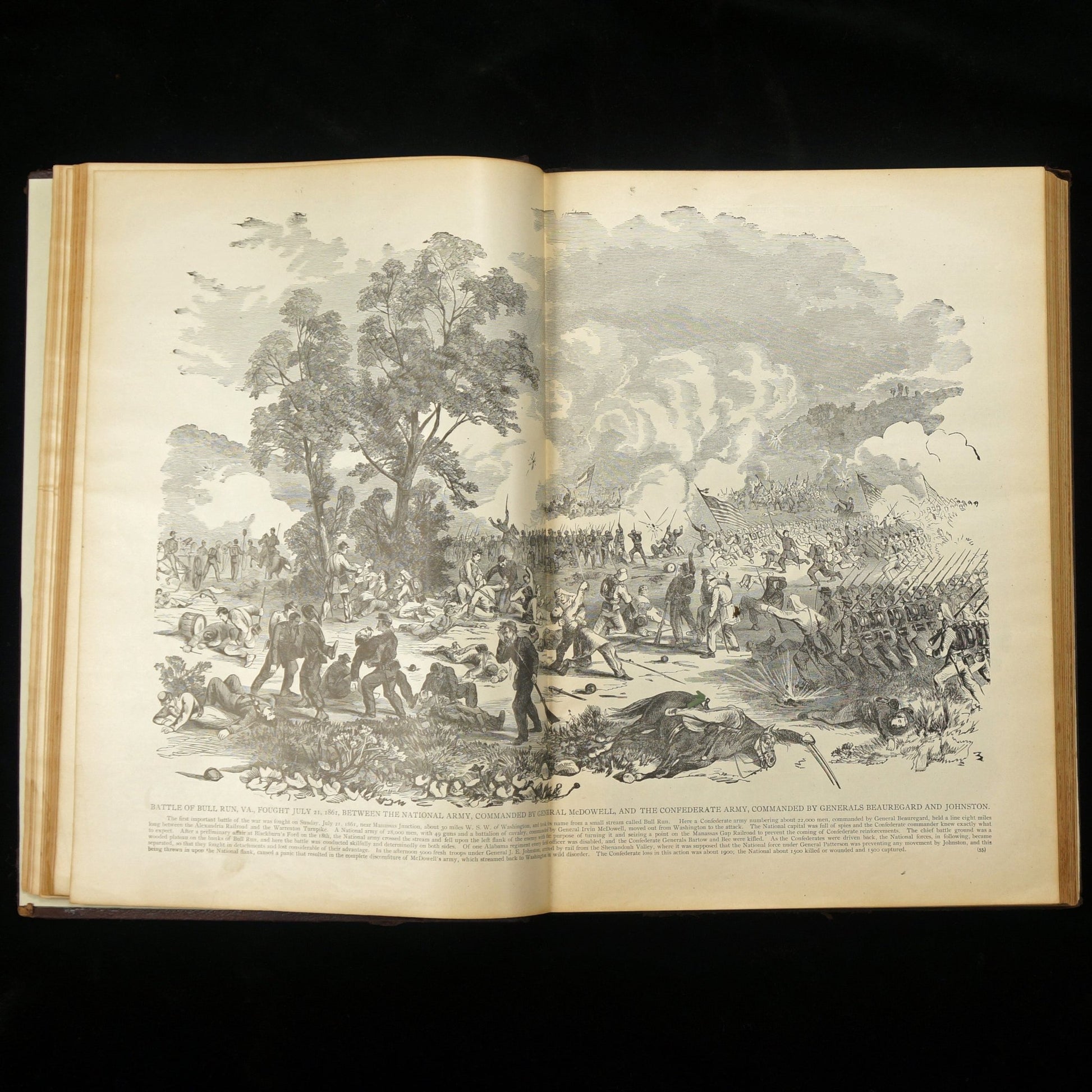 Famous Leaders and Battle Scenes of the Civil War-1896 - Bear and Raven Antiques