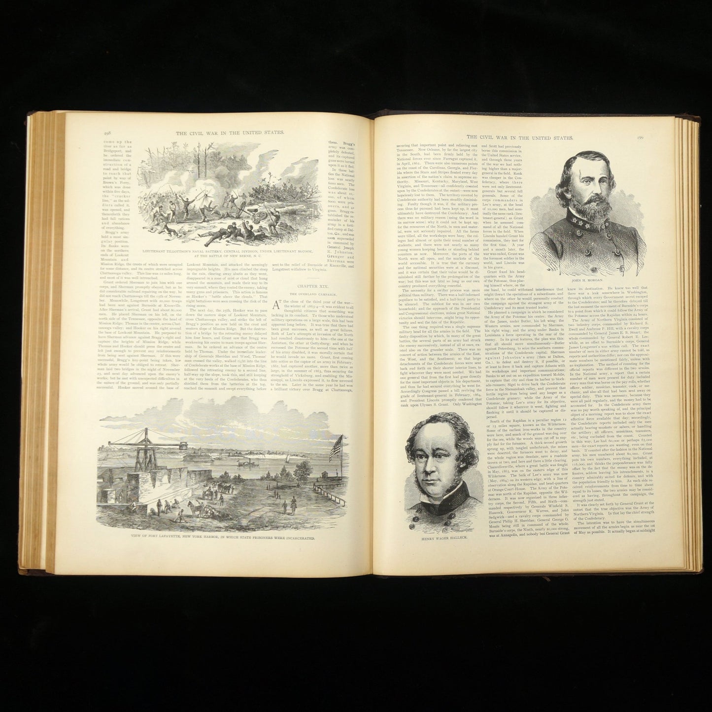 Famous Leaders and Battle Scenes of the Civil War-1896 - Bear and Raven Antiques