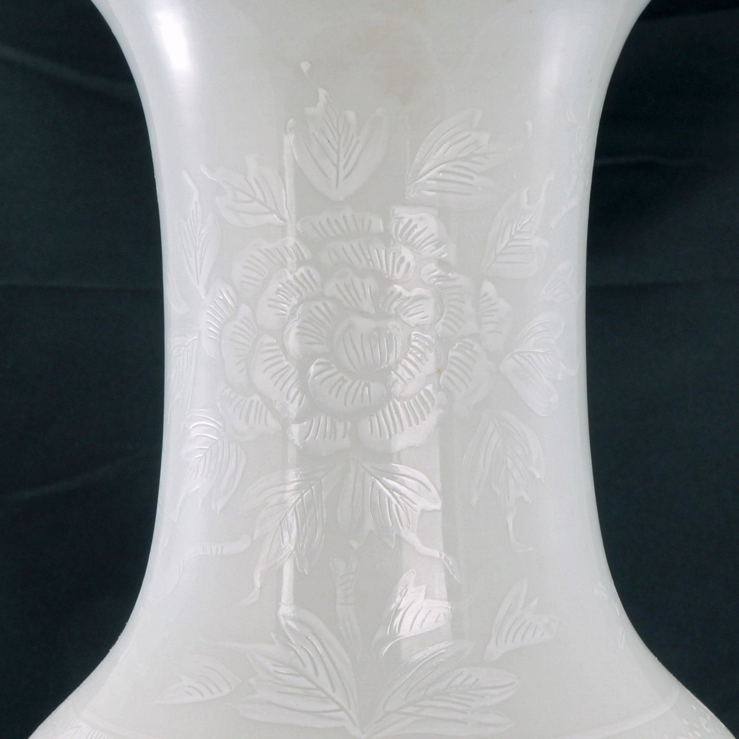 Japanese Bianco Sopra Bianco White Porcelain Vase Circa 1920 - Bear and Raven Antiques