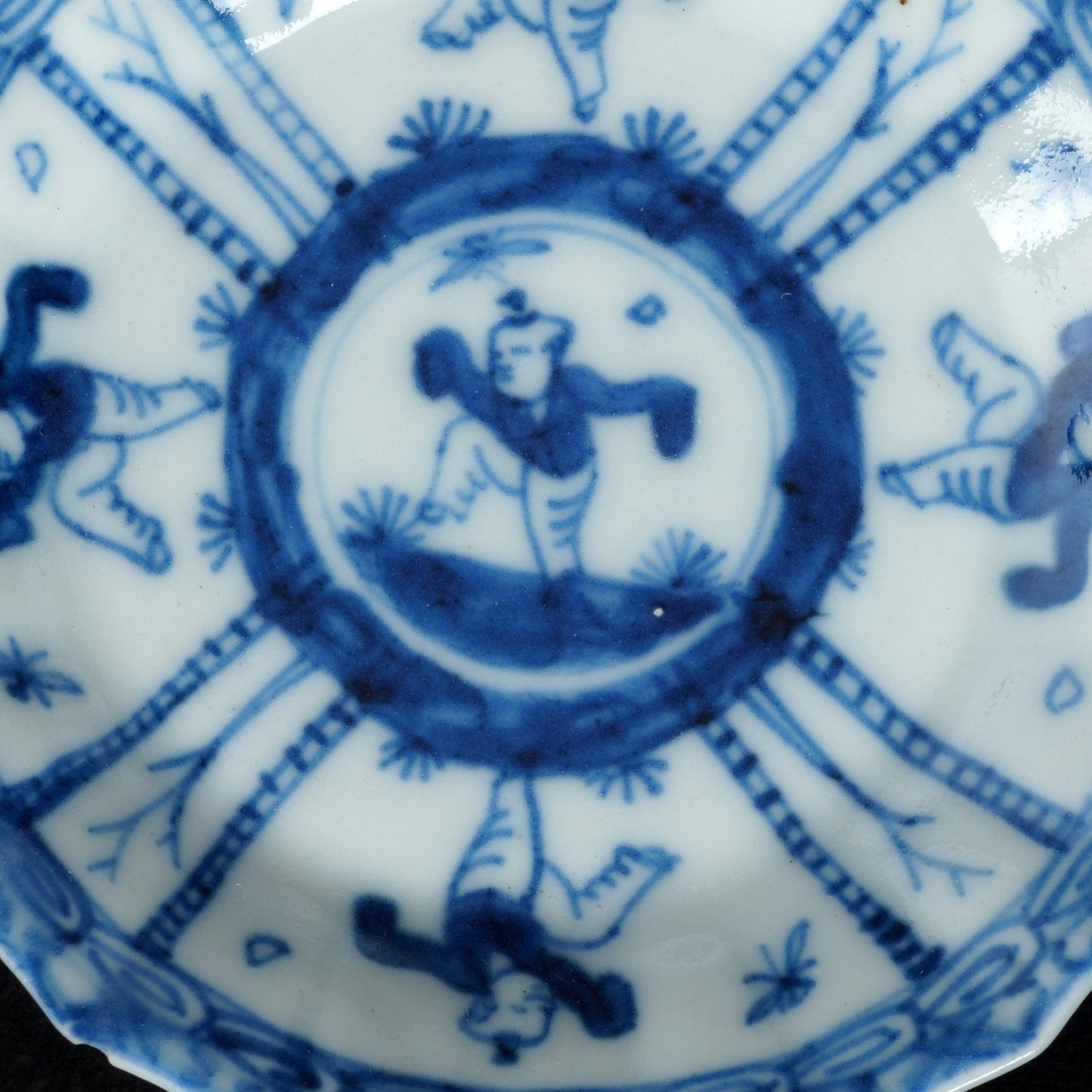 Kangxi Teacup and Saucer Blue and White Porcelain Circa 1700 - Bear and Raven Antiques