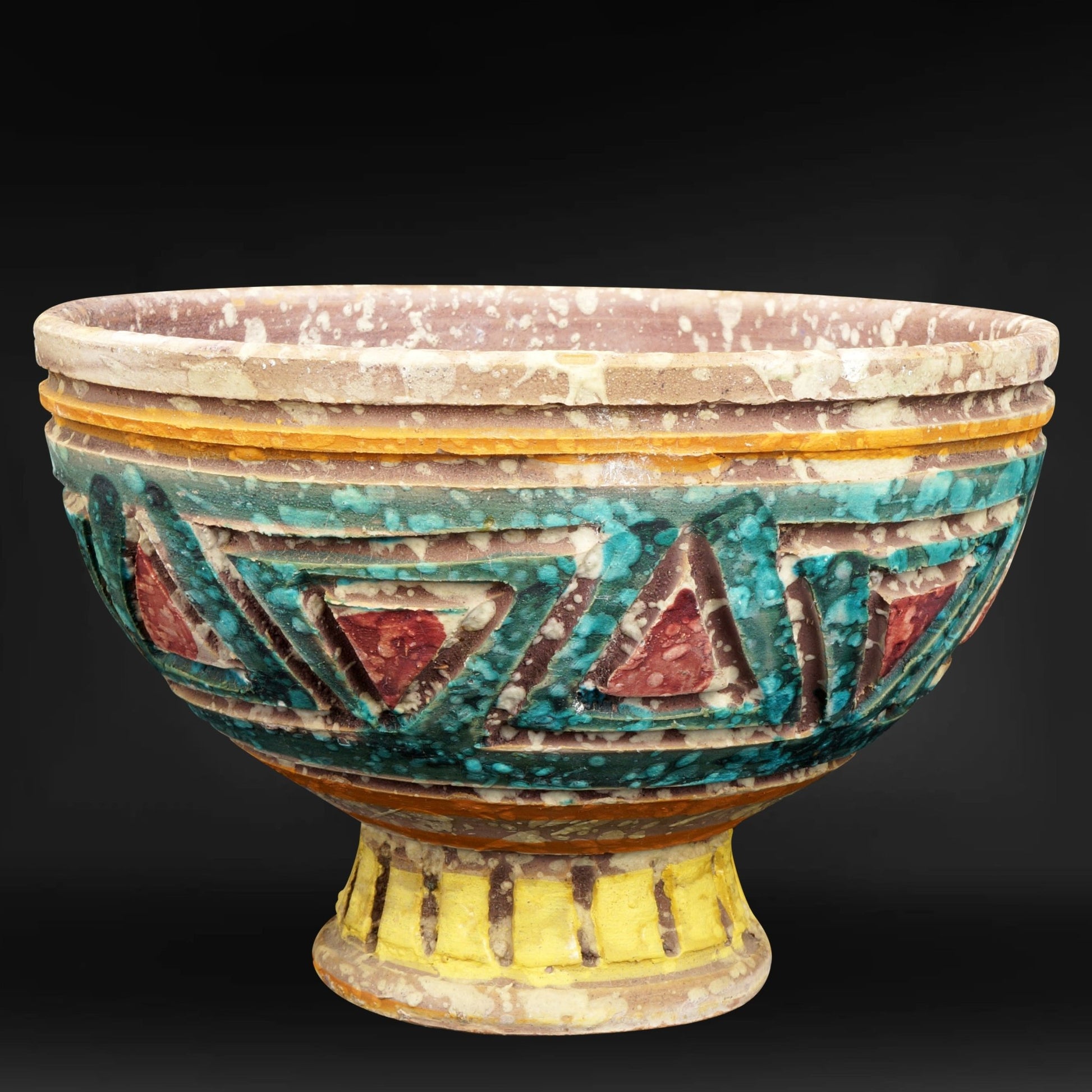 Mid Century Bitossi Lava Glaze Italian Bowl – Bear and Raven Antiques