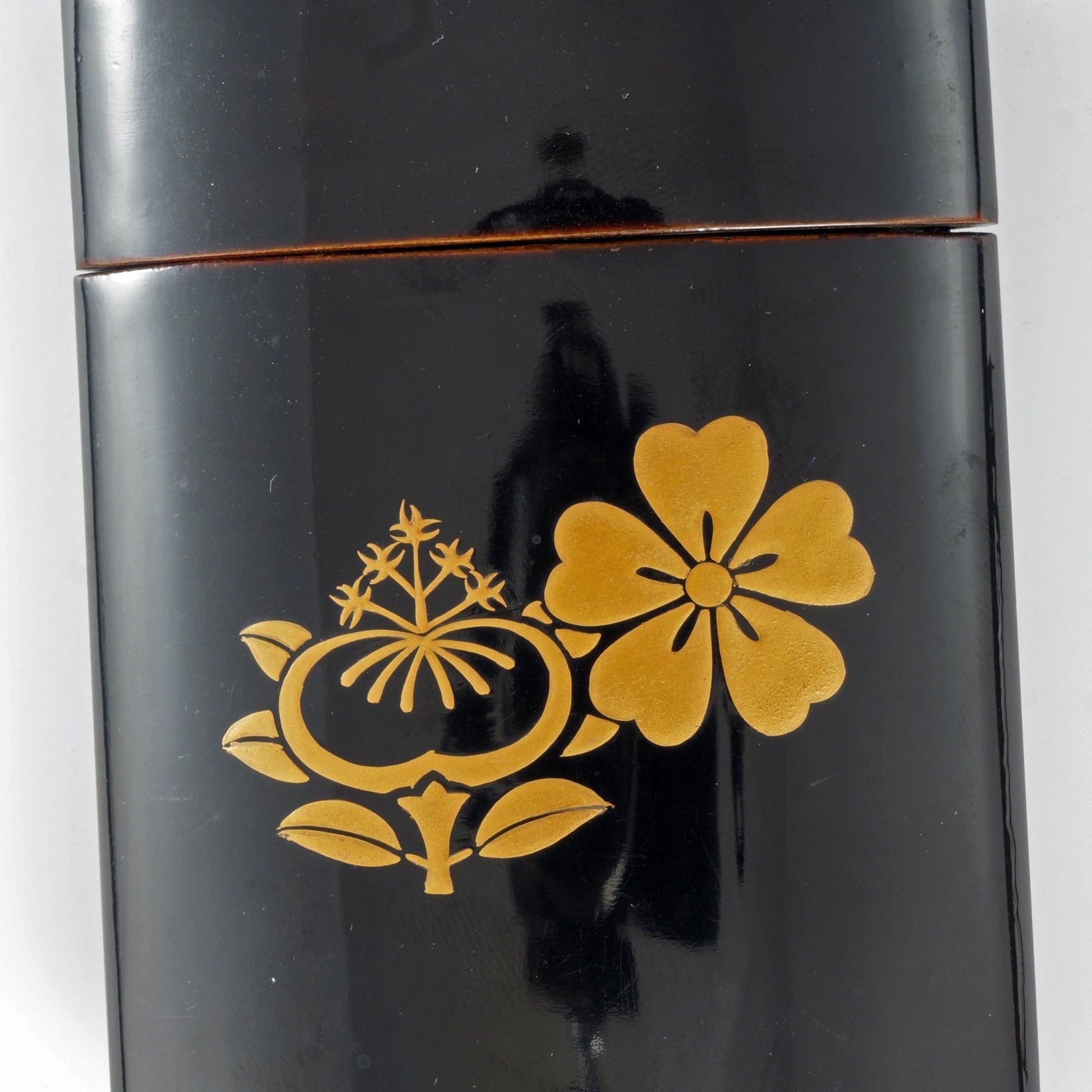 Mid Century Japanese Lacquer Inro with Ojime - Bear and Raven Antiques