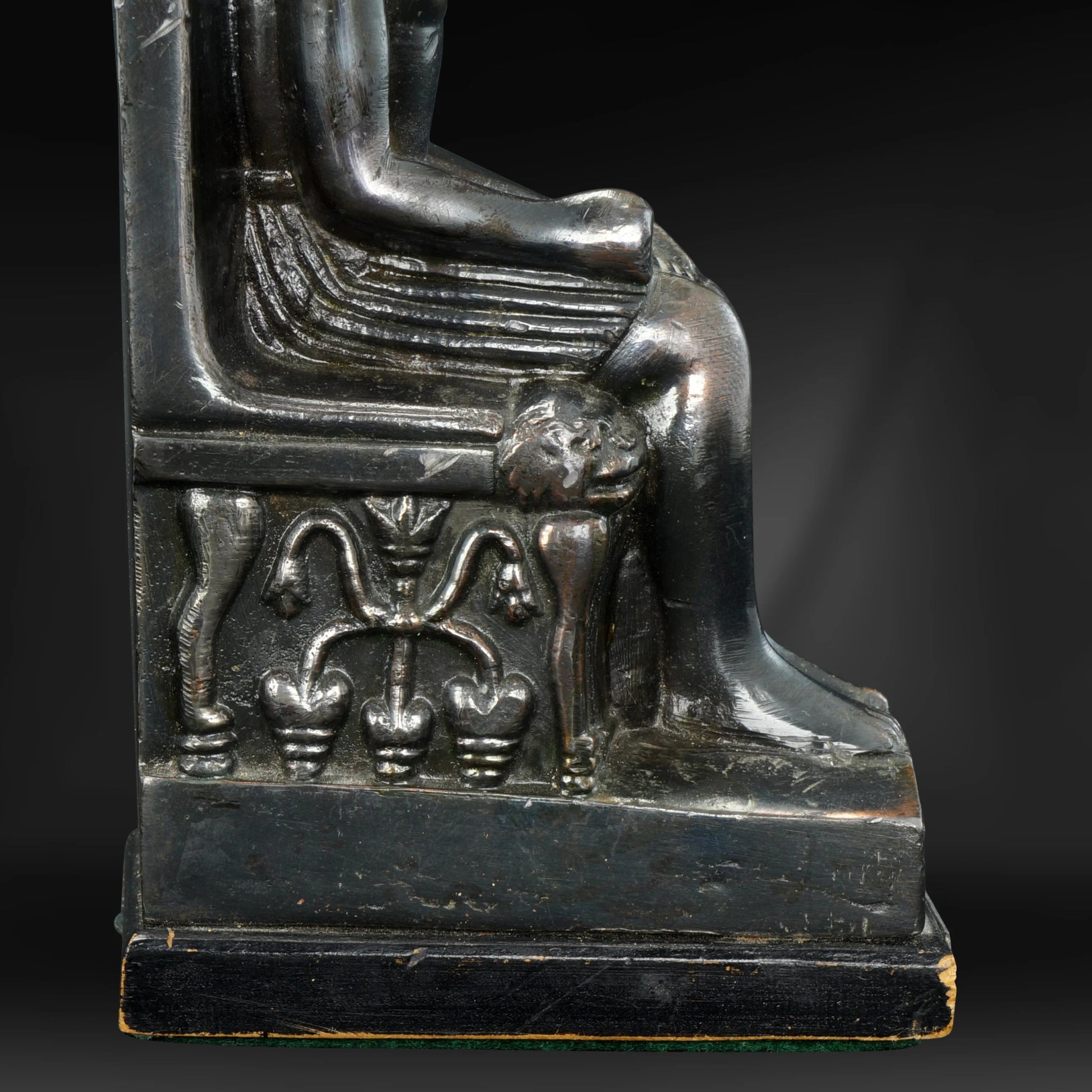 Pair Egyptian Revival Pharaoh Bookends Circa 1920 - Bear and Raven Antiques