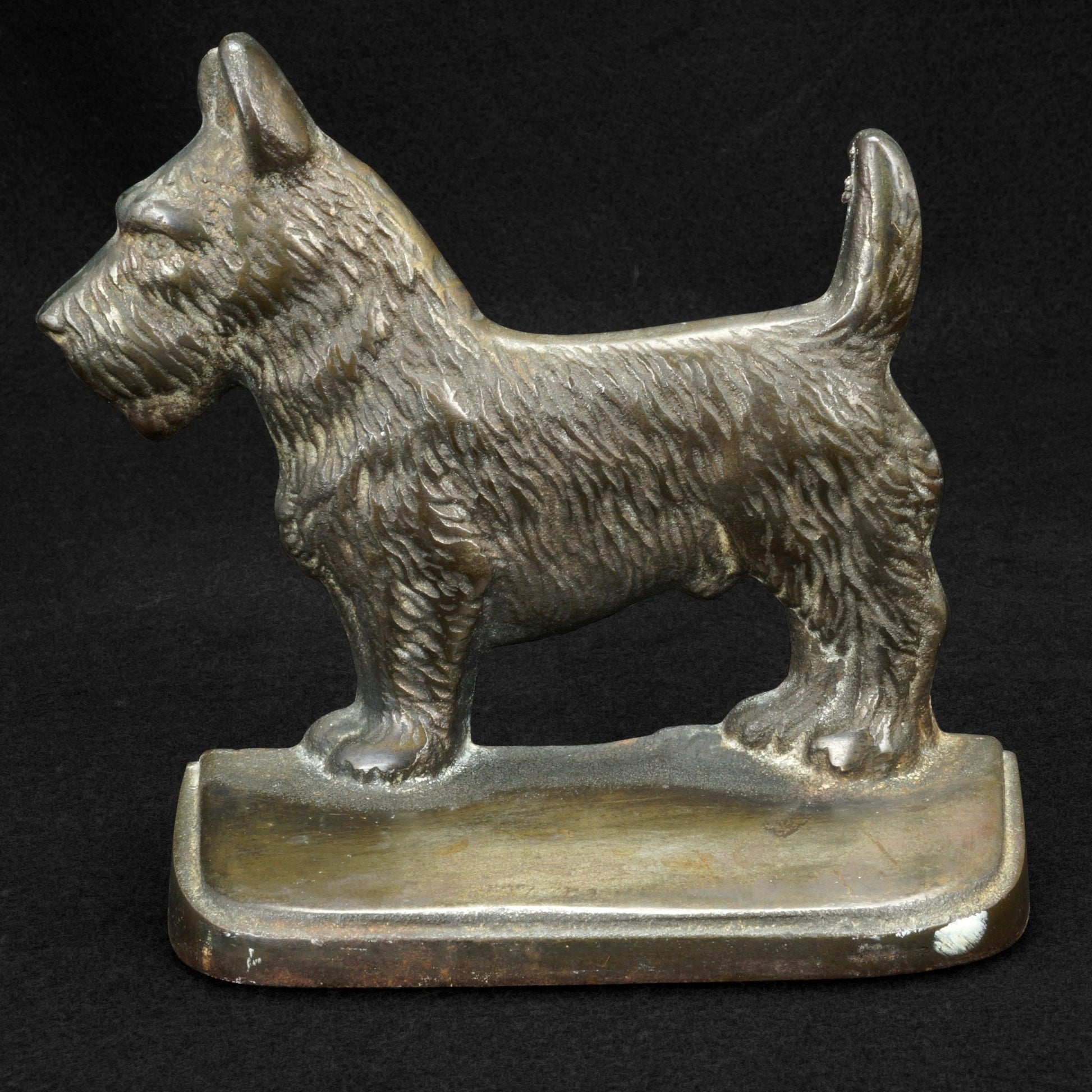 Pair of Scotty Dog Hubley Iron Bookends Circa 1925 - Bear and Raven Antiques