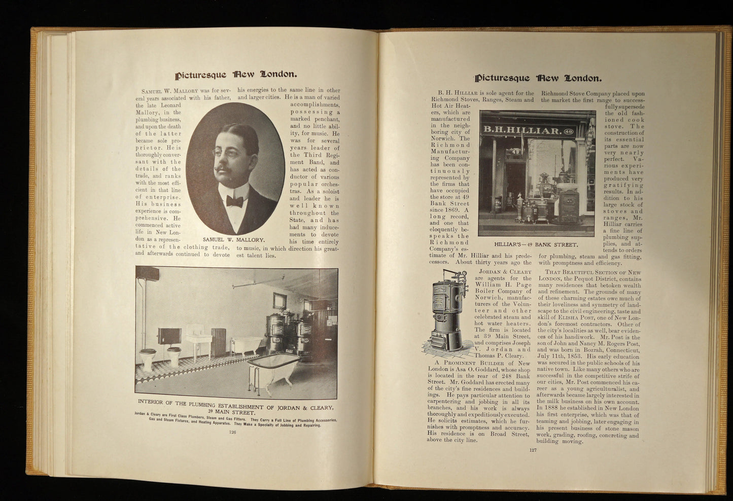 Picturesque New London (at the Commencement of the 20th C), 1901 - 1st Edition - Bear and Raven Antiques