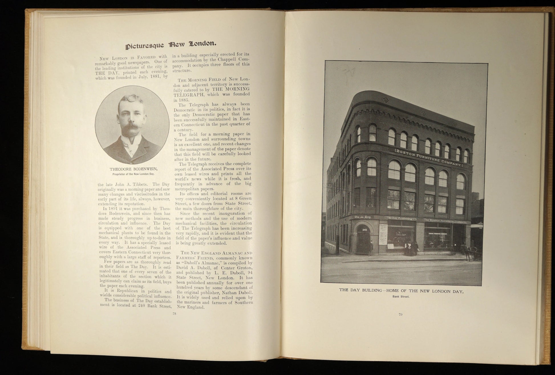 Picturesque New London (at the Commencement of the 20th C), 1901 - 1st Edition - Bear and Raven Antiques