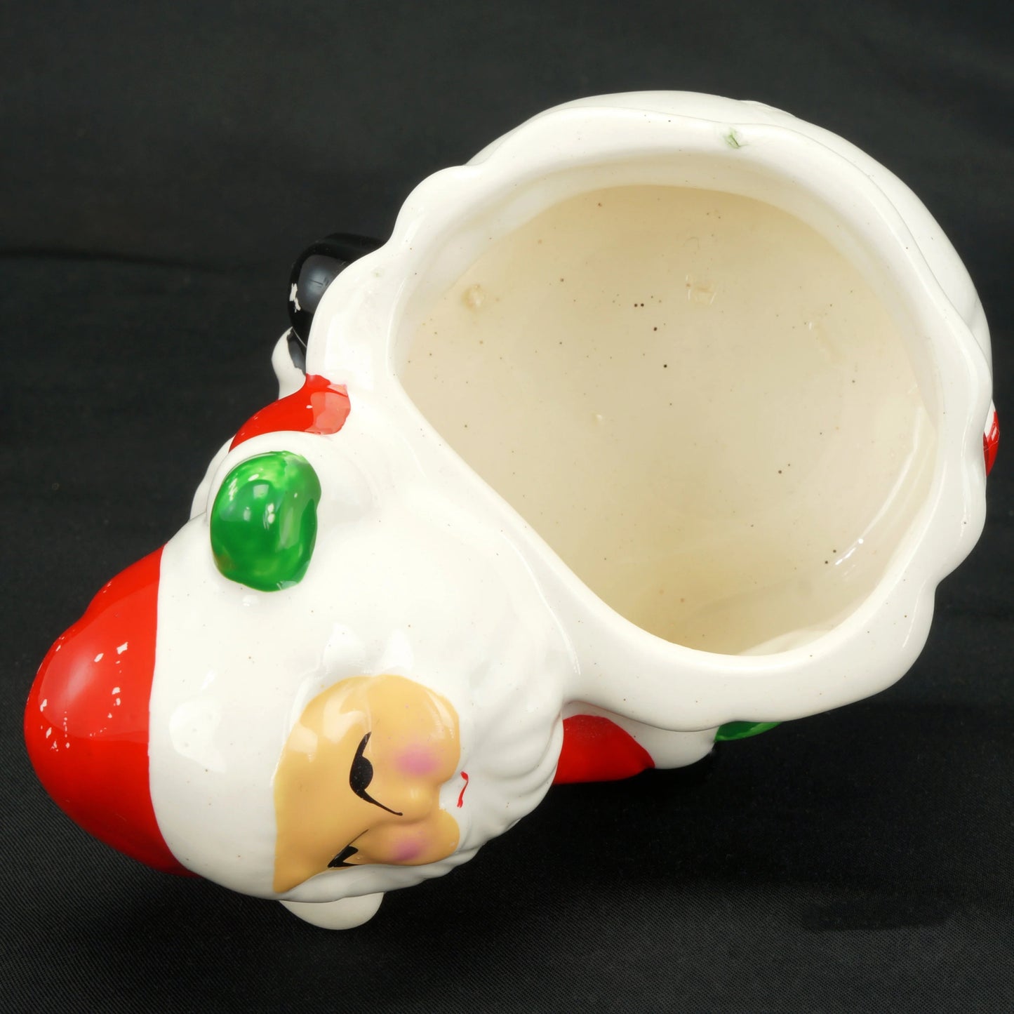 Santa Bag Planter or Candy Dish circa 1960 - Bear and Raven Antiques