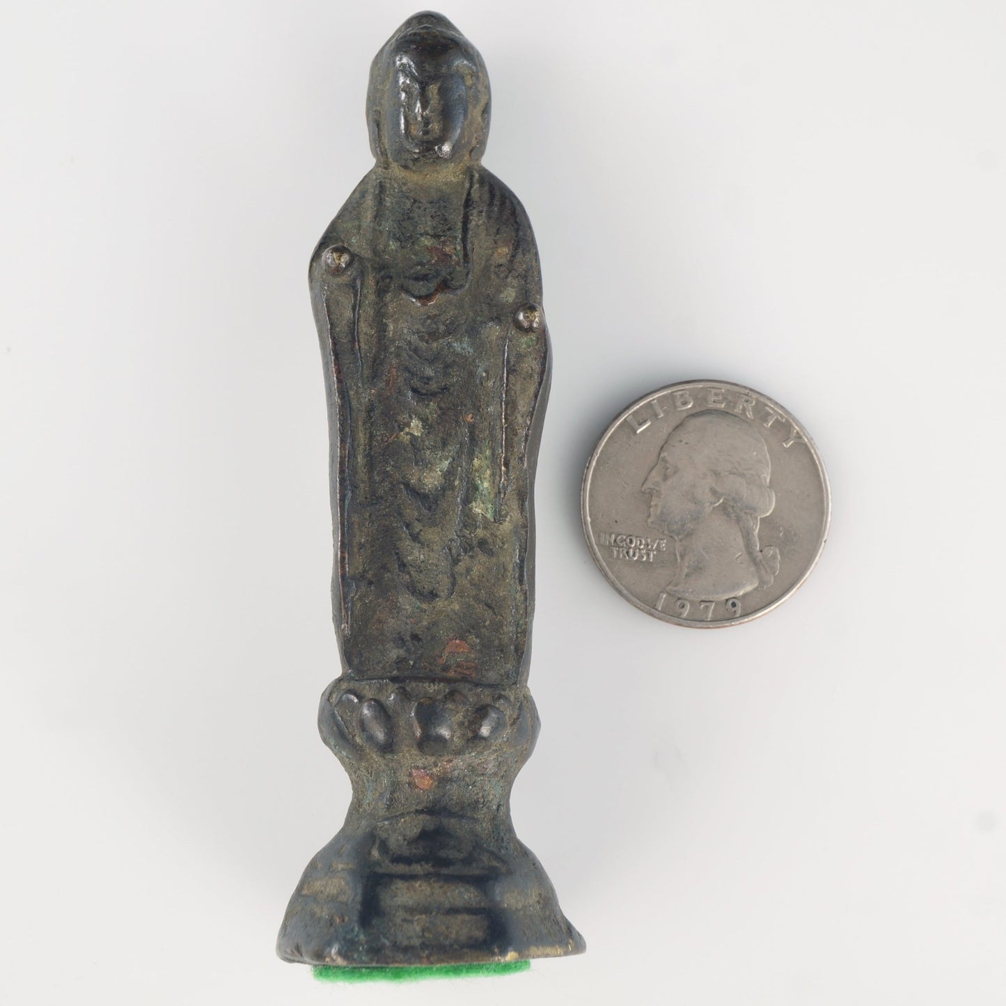 Small Antique Japanese Edo Bronze Buddha for a Shrine - Bear and Raven Antiques