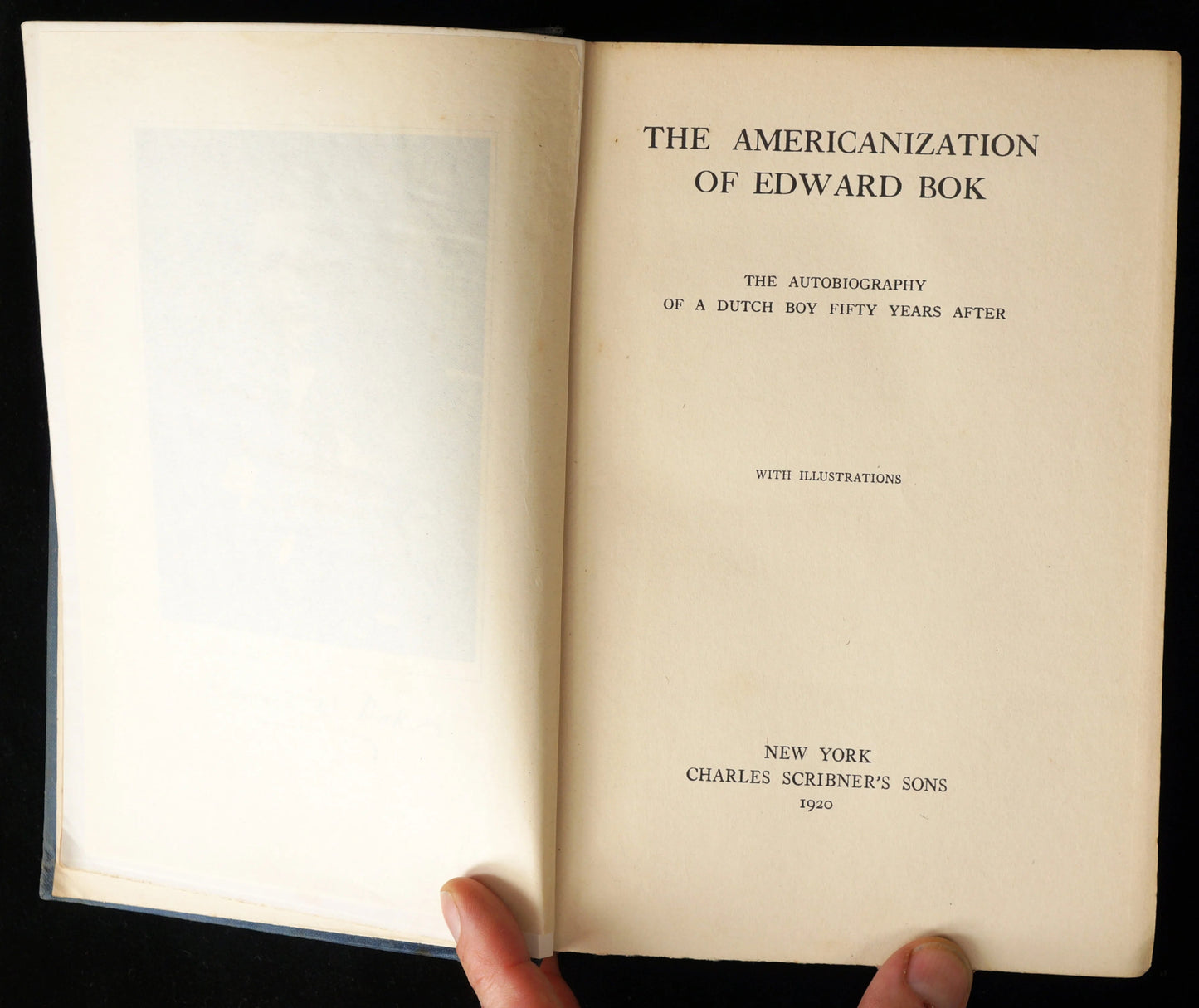 The Americanization of Edward Bok: An Autobiography, Edward Bok, 1920 - Bear and Raven Antiques