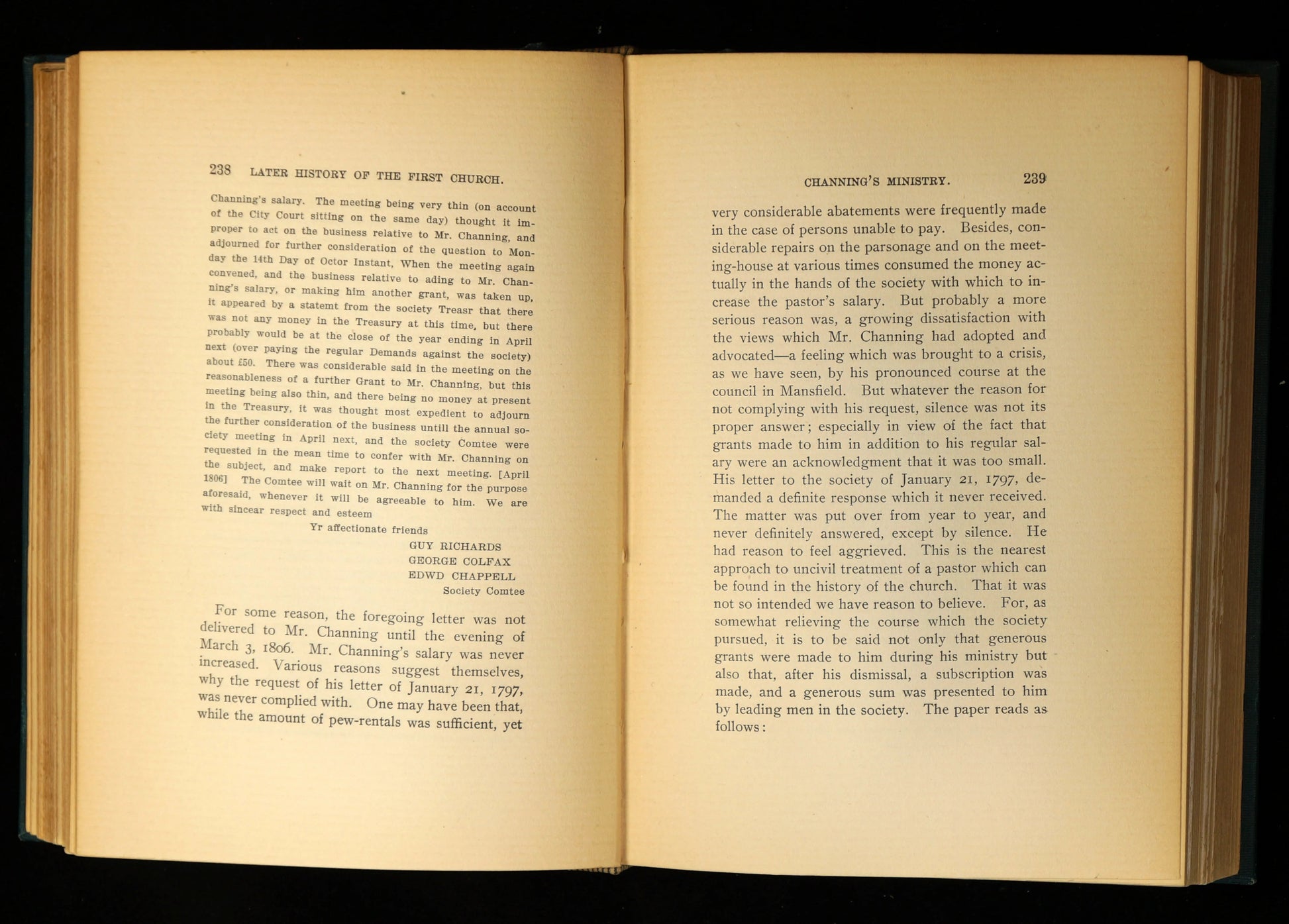 The Later History of the First Church of Christ, New London, Conn 1900 , Blake, Rev. S. Leroy - Bear and Raven Antiques