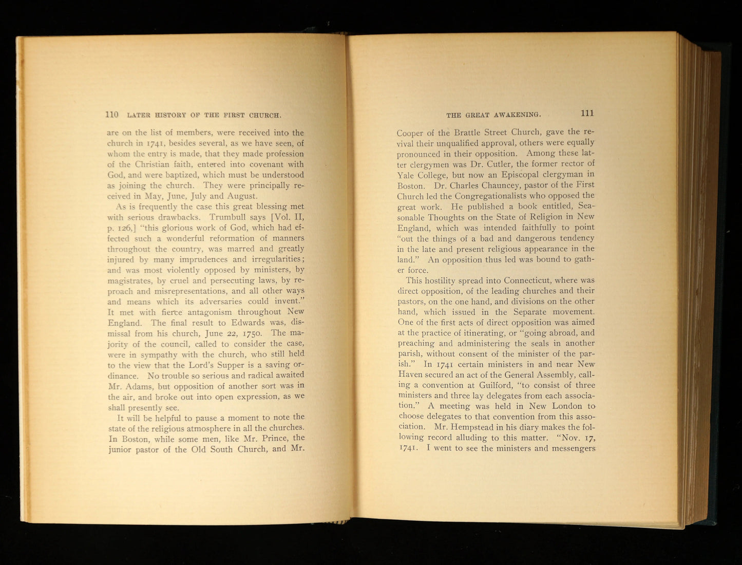 The Later History of the First Church of Christ, New London, Conn 1900 , Blake, Rev. S. Leroy - Bear and Raven Antiques