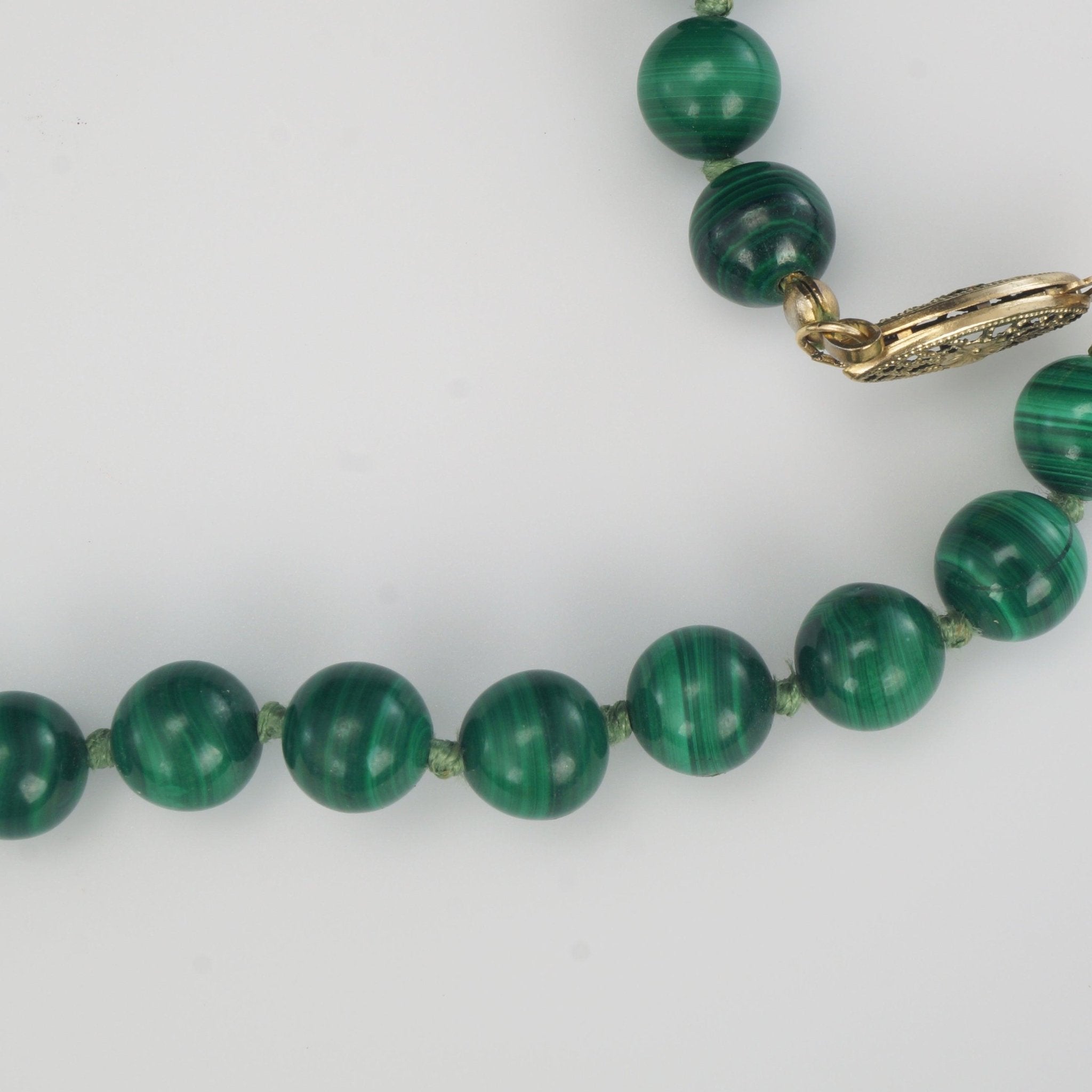 Malachite Chain Necklace – KerrieBerrie Beads & Jewellery