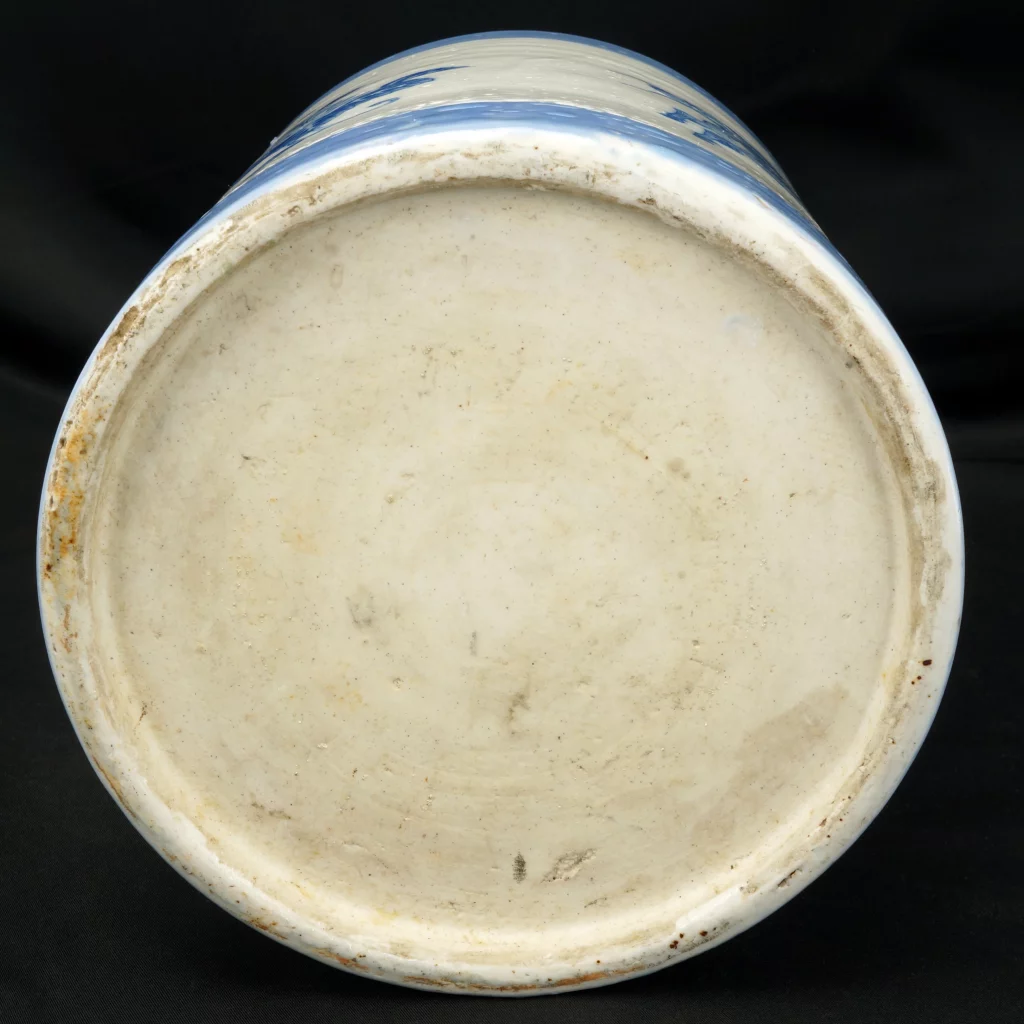 Japanese Porcelain Hibachi with Kirin Bottom